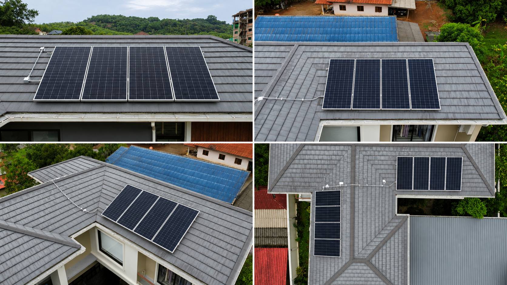 แผงโซลาร์ 6 kW บนหลังคา CPAC อ่างเก็บน้ำแก้มลิง อ.หาดใหญ่ จ.สงขลา