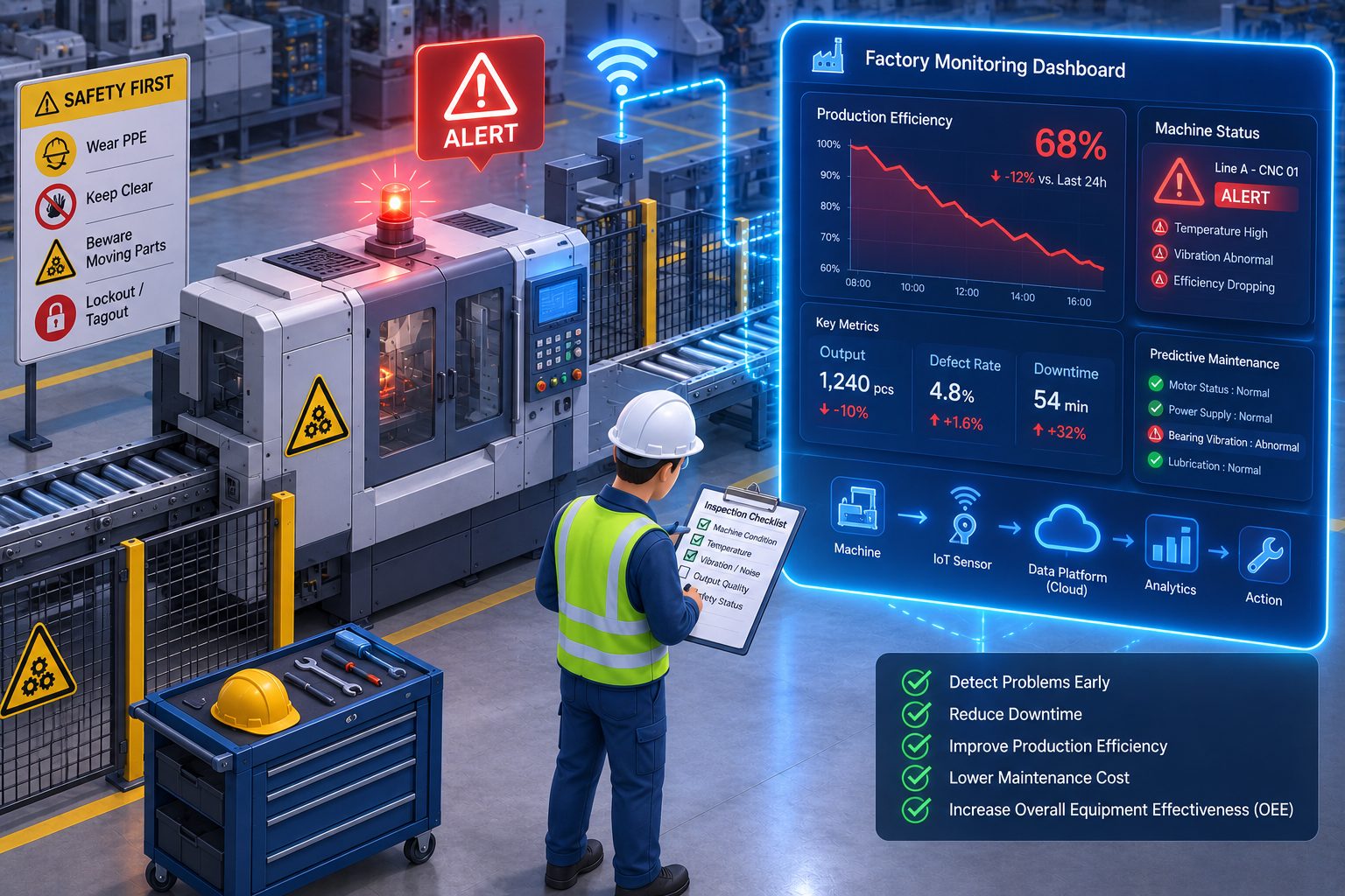 5 สัญญาณว่าโรงงานคุณควรใช้ IoT Monitoring (แล้วเริ่มยังไง?)